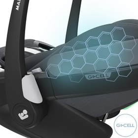Resim Maxi-Cosi Pebble 360 Pro SlideTech Tam Yatabilen 0-13 Kg Ana Kucağı ve Oto Koltuğu Twillic Graphite 