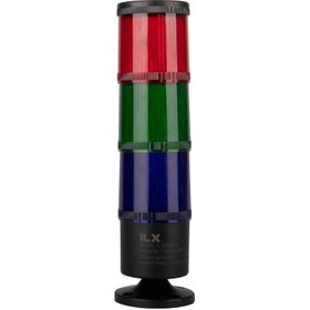 Resim İLX MÜHENDİSLİK Il-xmb-t7-243 | Multi Buzzer 70 Çap 3 Katlı 24 Vdc Işıklı Kolonlar 
