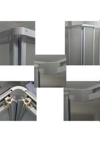 Resim Bella Mika Duşakabin Köşe Takozu 2 Adet Gri 