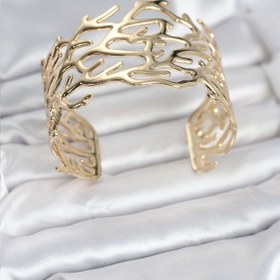 Resim BURCU MODA Pirinç Gold Renk Vintage Model Kadın Bileklik 