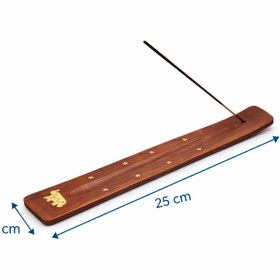 Resim NW NessiWorld Ahşap Kayık Tütsülük Maun 