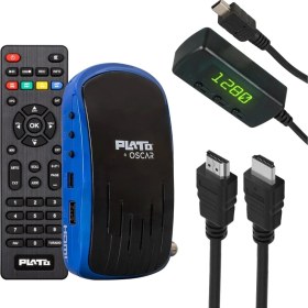 Resim Plato Oscar Çift Usbli Tkgsli Dısplay Gözlü+Tuşlu Hd Uydu Alıcısı 