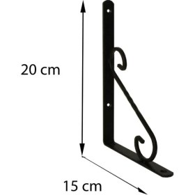 Resim Mg Ferforje Raf Altı No:2 Siyah 