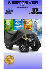 Resim WestCover Yuki HS 700 Puma Su Geçirmez ATV BRANDASI -SİYAH 