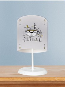 Resim Mekta Home Bebek Ve Çocuk Odası Tribal Desenli Abajur 