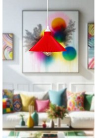Resim Salon Avize,mutfak Avize,14 Farklı Renk Yatak Odası Avize,pinterest Avize, Bohem Avize E27 Duy Kırmızı 