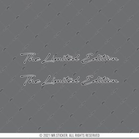 Resim Bay Etiket Rfhlm238 Reflektif Limited Edition Yazisi 2li Set 