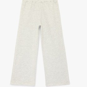 Resim Koton Beli Lastikli Rahat Kalıp Geniş Paça Basic Eşofman Altı Gri Melanj 6skg40077ak Gri Melanj 