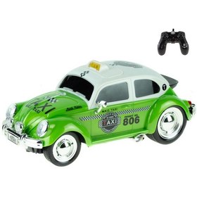 Resim Uzaktan Kumandalı 1:16 Ölçek Klasik Araba Vosvos Taxi Işıklı 