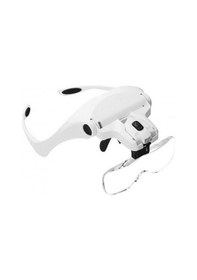 Resim Nikula-5 Lens 1.0x-3.5x, 2led Işıklı Ile Ayarlanabilir Gözlük Büyüteç9892b2 