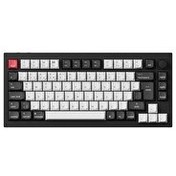 Resim Keychron Q1 Hall-Effect %75 RGB Türkçe Nebula Switch Kablosuz Siyah Beyaz Mekanik Klavye 
