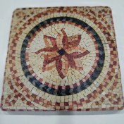 Resim Şeker Portakalım Dekoratif Figürlü Doğal Taş Banyo Gider Kapağı Süsü Tekli 10X10 cm 