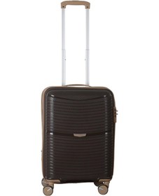 Resim V379 Aura Y.üretim Pp Valiz 55 Cm + 75 Cm Acı Kahve/şampanya Set S24sy1000099-set 11161 Acı Kahve/şampanya 