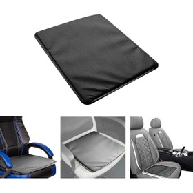 Resim Microcase 3D Ortopedik Oto Araç Oyuncu Koltuk Minderi 1 Adet AL4337 Siyah 