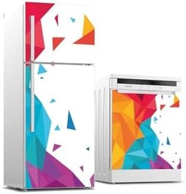 Resim Buzdolabı Ve Bulaşık Makinesi Takım Sticker 0273 