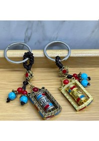 Resim Metal Feng Shui Şans Çarkı Anahtarlık Alk4459 