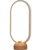 Resim Rgb 16 Renkli Led Gece Lambası, Oval Tabana Sahip, Göz Koruyucu Yumuşak Işık, Odalar İçin Dekoratif Aydınlatma Diğer Diğer 