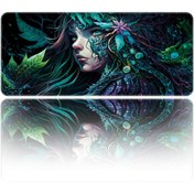 Resim HELİXSUN Mouse Pad Büyük Boy Gaming Oyuncu Xl 70x30 Cm Forest-gırl 