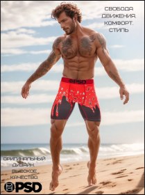 Resim Psd Spor Boksör Külotları 243007981 Siyah 