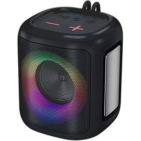 Resim Teltree Taşınabilir Su Geçirmez A80 Bluetooth Hoparlör: Rgb Işık, Kablosuz Ses Ve Güçlü Bass Özellikleri 