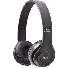 Resim LISM Stereo P47 Kulaklık 5.0 Bluetooth Kulaklık Katlanır Seri Kablosuz Spor Oyun Kulaklığı HuaWei X... 