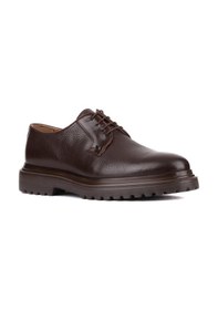Resim Shoetyle - Kahverengi Deri Bağcıklı Erkek Klasik Ayakkabı 250-2013-777 