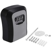 Resim Duvara Monte Kilitli Anahtar Kutusu, Hava Koşullarına Dayanıklı, 4 Haneli Şifre, Anahtar Saklama, İç Mekan 