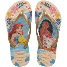 Resim Havaianas Kids Slim Princess Çocuk Parmak Arası Terlik 4123328 Bej 