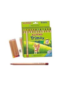 Resim Alpino Trimax Jumbo Kuru Boya 12'li 