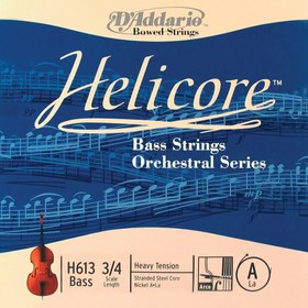 Resim D'Addario H613 Helicore 3/4 Tek Kontrbas Teli - Heavy (La) 