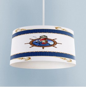 Resim Talia Home Denizci Çapa Desenli Çocuk Odası Sarkıt Avize TLAV-320 