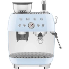 Resim smeg Pastel Mavi Espresso Kahve Makinesi 50's Style 