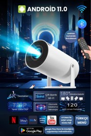 Resim jhy Hy300a Taşınabilir Android 11 2.69 Inç 720p Akıllı Projektör 2025 