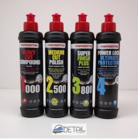 Resim Menzerna 1000 2500 3800 Powerlock Kalın Pasta Boya Kor. Set 250ml 
