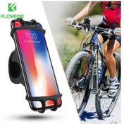 Resim Floveme Universal Silikon Bisiklet Motosiklet Telefon Tutucu (119416425)-Siyah 