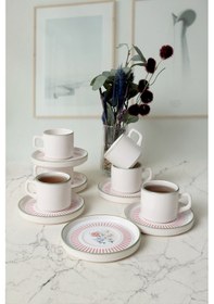 Resim Keramika Rose Line Stackable Çay Takımı 12 Parça 6 Kişilik 22910 