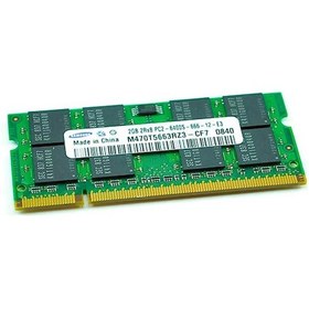 Resim Samsung PC2-6400S-666-12-E3 M470T5663RZ3-CF7 2 GB DDR2 800 MHz CL6 Notebook Ram 