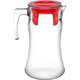 Resim AyrStore Azur Kırmızı Kapaklı Sürahi, 1400CC 
