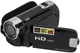 Resim Video Kamera Kamera, 1080p Tam HD Vlogging Kamera 2.7 inç 270 Derece Rotasyon TFT Ekran, 16x Zoom Dijital Kamera Kaydedici 
