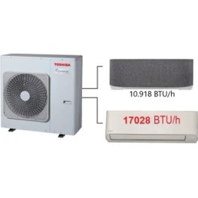 Resim Toshiba Haori - Seiya Plus 2m Multi Split Klima 10.000+17.000 Btu/h A+++ 