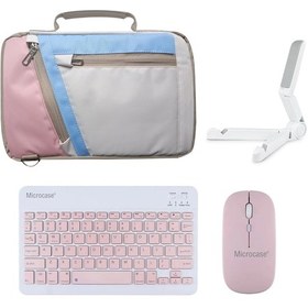 Resim Xiaomi Redmi Pad Pro 12 Çanta+bt Klavye+mouse+stand Al4382 Pembe 
