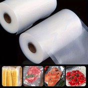 Resim Gıda Saklama için Ağır Hizmet Tipi Vakumlu Torbalar - 299.72 cm Rulo, Yırtılmaz ve Dayanıklı, Düşük Sıcaklıkta Pişirme İçin İdeal, Et, Sebze, Meyve ve Daha Fazlasını Taze Tutur, Ev Mutfakları İçin Mükemmel, Gıda Vakum Kapama Makinesi 