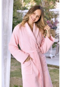 Resim Camellia Happy Set Bornoz Takımı Gri-pembe Pembe - Gri 