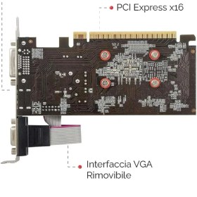 Resim Peladn Nvidia Gt 610, 2gb, Gddr3, 64BIT, 1xd-Sub, 1xdvı, 1xhdmı Ekran Kartı 