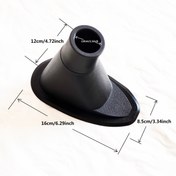 Resim Siyah PVC Balık Çubuğu Tutucu - 12cm Çapında Dayanıklı ve Kararlı Taban, Kolay Kurulum, Tekne ve Balıkçılık Ekipmanı için İdeal, Balıkçılık Ekipmanı Tutucu|Kararlı Balık Tutma Aleti|PVC Yapısı, Balık Çubuğu Tutucu 