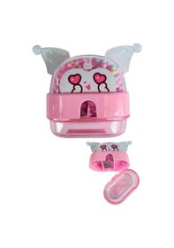 Resim Kuromi Başlıklı Kalemtraş Hazneli 1 Adet - Pembe 