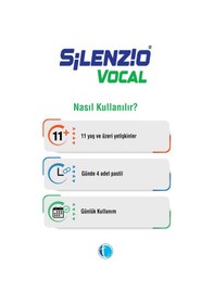 Resim Tab Silenzio Vocal 16 Pastil 