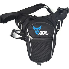Resim Youmex Su Geçirmez Motosiklet Bacak Çantası, Gece Sürüşü İçin Reflektif Şeritli, Erkek Ve Kadınlar İçin Ayarlanabilir Bel Ve Bacak Kayışı. Mavi 