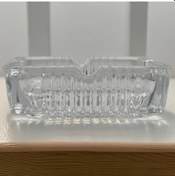 Resim Xuweiwei 1 Adet Elegant Kristal Kalın Rüzgar Geçirmez Yuvarlak Tasarım Ev Ofis Otel İçin Şık Kül Tablası 