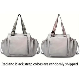 Resim Maxaccess Gri 3ü1açık Paris Çantası: El Çantası Sırt Çantası Omuz Çantası Büyük Kapasiteli Gri 